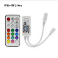 DC12V mini Wifi RGB RF LED Controller With 21Key Remote Control